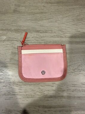 lululemon athletica Pink and Coral Card & Key Holder